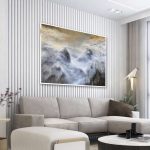 Haguier abstract landscape Painting named Nephelee