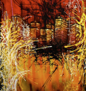 icon abstraction lyric painting