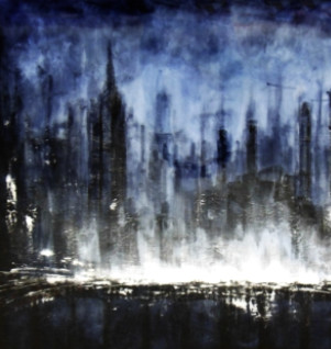 icone Skyline painting